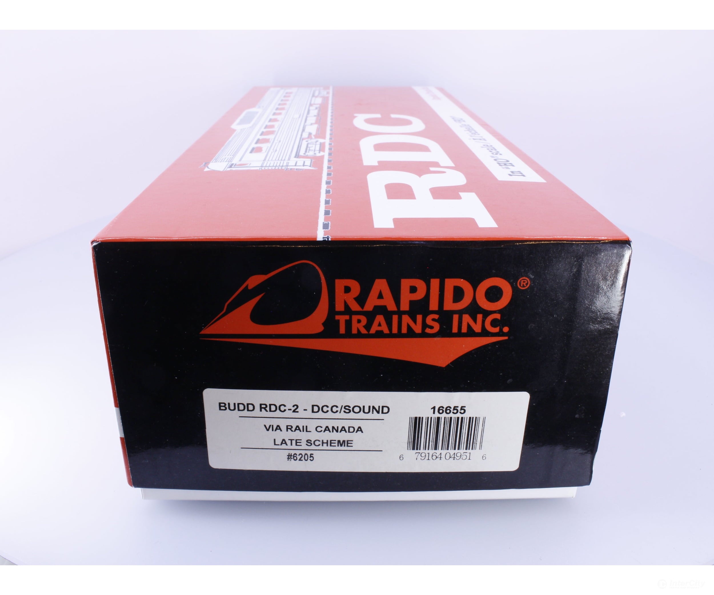 Rapido 16655 HO Budd RDC-2 Railcar Late Scheme Via Rail (VIA) 6205 DCC & Sound - Locomotives