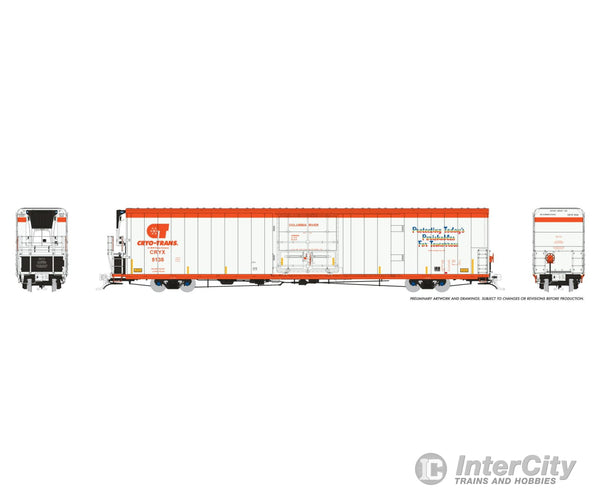 Rapido 167001A HO Greenbrier 7780cuft Reefer: Cryo-Trans: Single Car #1 Freight Cars