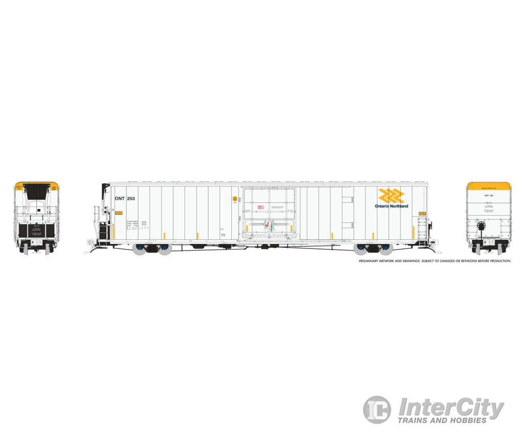 Rapido 167007A HO Greenbrier 7780cuft Reefer: Ontario Northland: Single Car Freight Cars