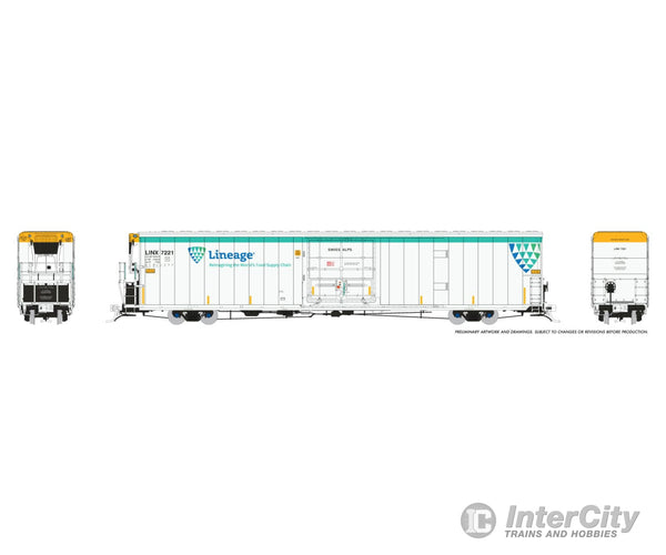 Rapido 167503-3 HO Greenbrier 7780cuft Reefer w/Sound: Lineage: #7221 Swiss Alps Freight Cars