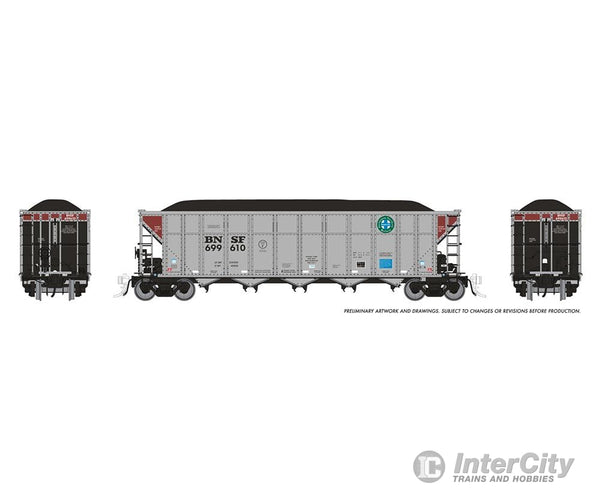 Rapido 169045 HO AutoFlood III Coal Hopper: BNSF - Circle Cross Single Car: #699610 Freight Cars