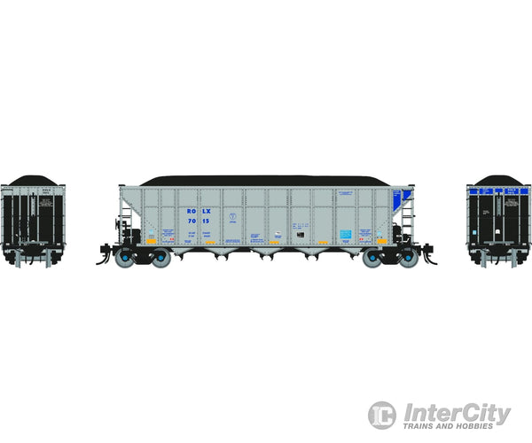 Rapido 169065 HO AutoFlood III Coal Hopper: Railroad Of Lies (ROLX): #7015 Single Car Freight Cars