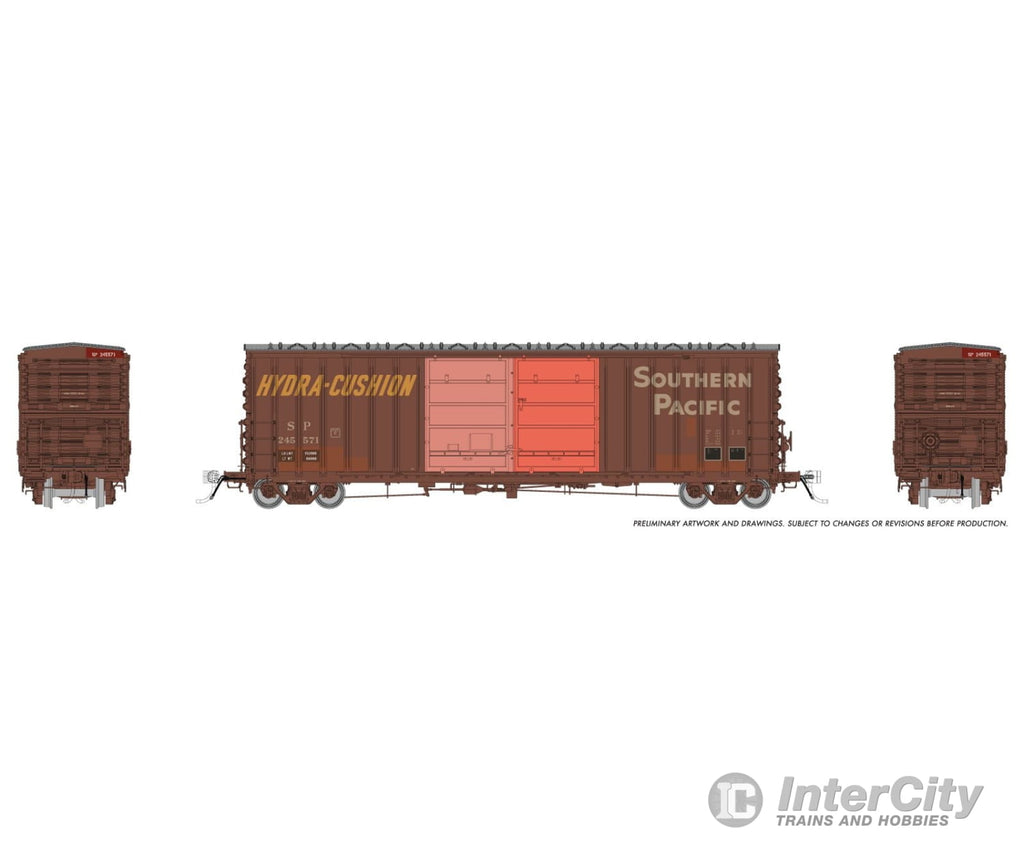 Rapido 170027 Ho Pc&F B-70-75 Boxcar: Southern Pacific - Patchout: #245571 Freight Cars