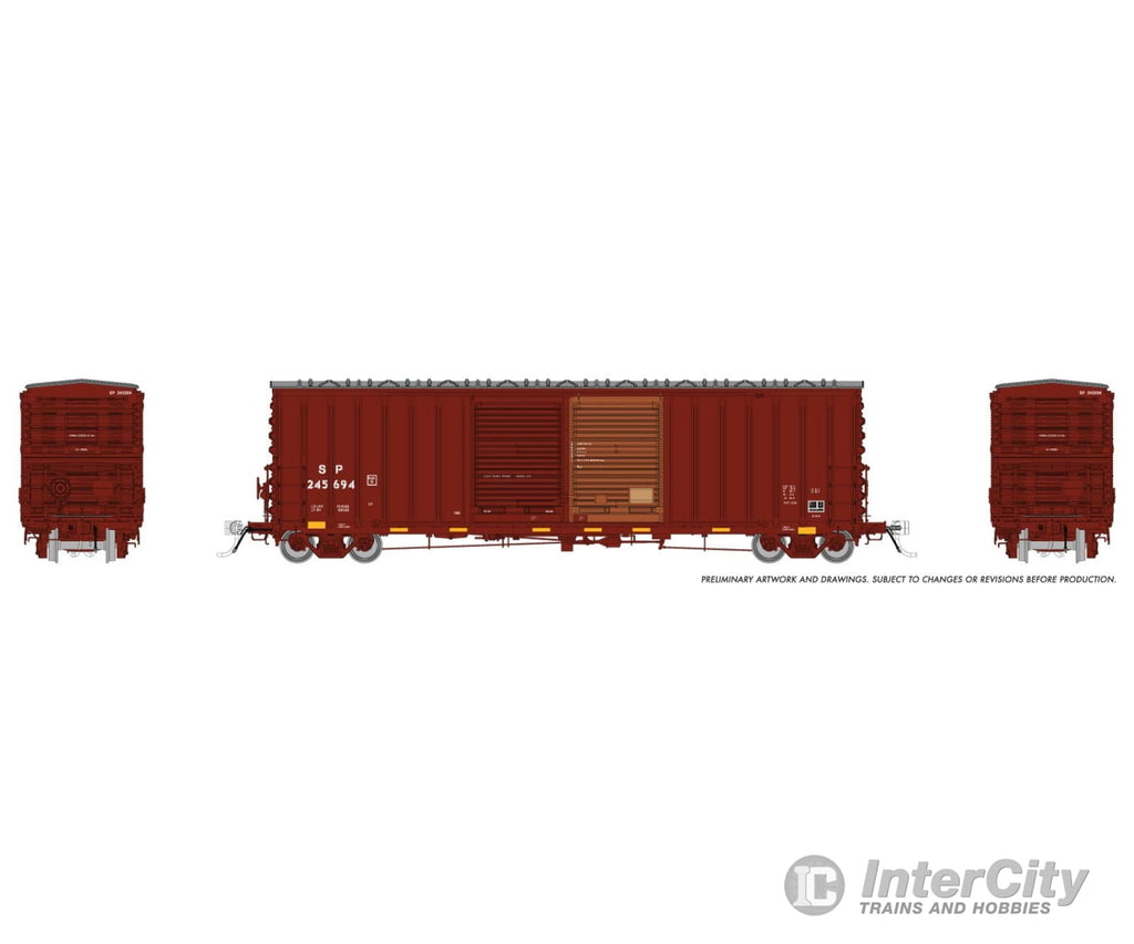 Rapido 170029 Ho Pc&F B-70-75 Boxcar: Southern Pacific - Brown Dip: #245694 Freight Cars