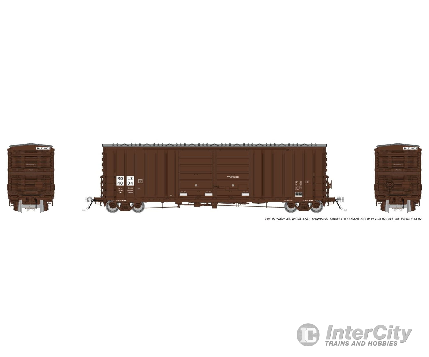 Rapido 170033 Ho Pc&F B-70-75 Boxcar: ’Railroad Of Lies’ Rolx #4004 Freight Cars