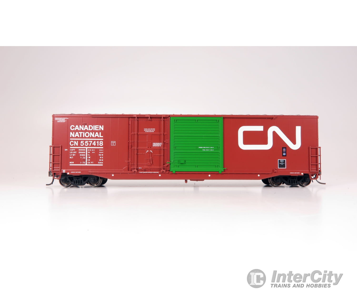 Rapido 173001 Ho Nsc 5304 Boxcar: Cn - Delivery W/ Green Door: 6-Pack #1 Freight Cars