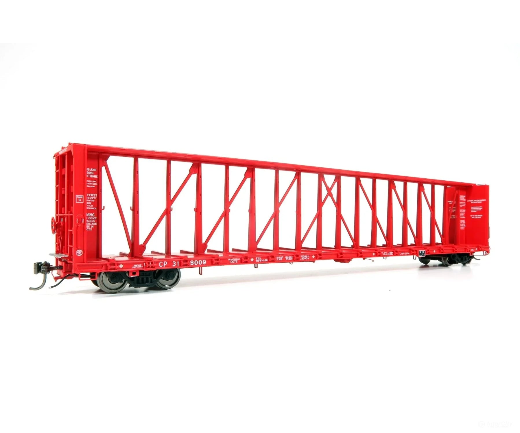 Rapido 174004 Ho Scale Nsc 73’ Centerbeam Flatcar Cp Rail Assorted Road #S Freight Cars