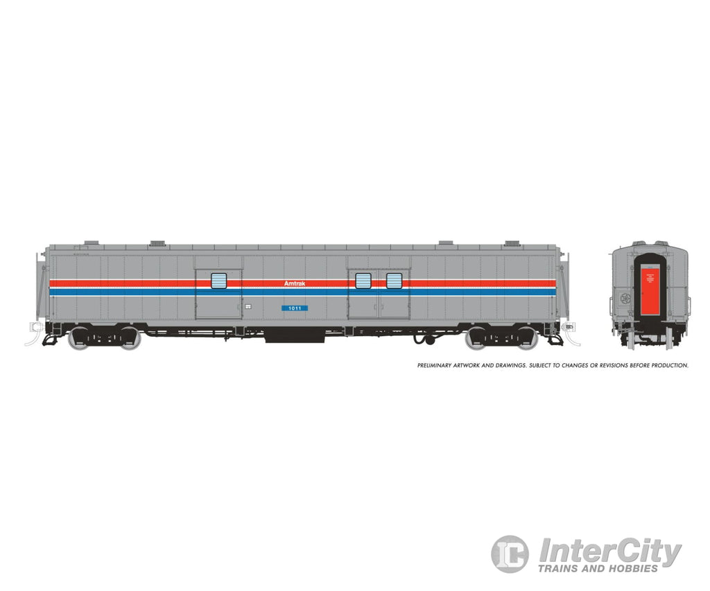 Rapido 176022 HO PC&F Econo Baggage: Amtrak - Phase 2: #1014 Passenger Cars