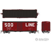 Rapido 180002 HO 1937 AAR 40’ Boxcar - Square corner: Soo Line: 6-Pack Freight Cars