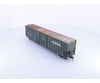 Rapido 191001A-WMT-H HO Trenton Works 6637cuft boxcar: BC Rail - As-Delivered #1 - Weathered by WEATHER MY TRAINS