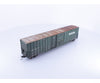 Rapido 191001A-WMT-H HO Trenton Works 6637cuft boxcar: BC Rail - As-Delivered #1 - Weathered by WEATHER MY TRAINS