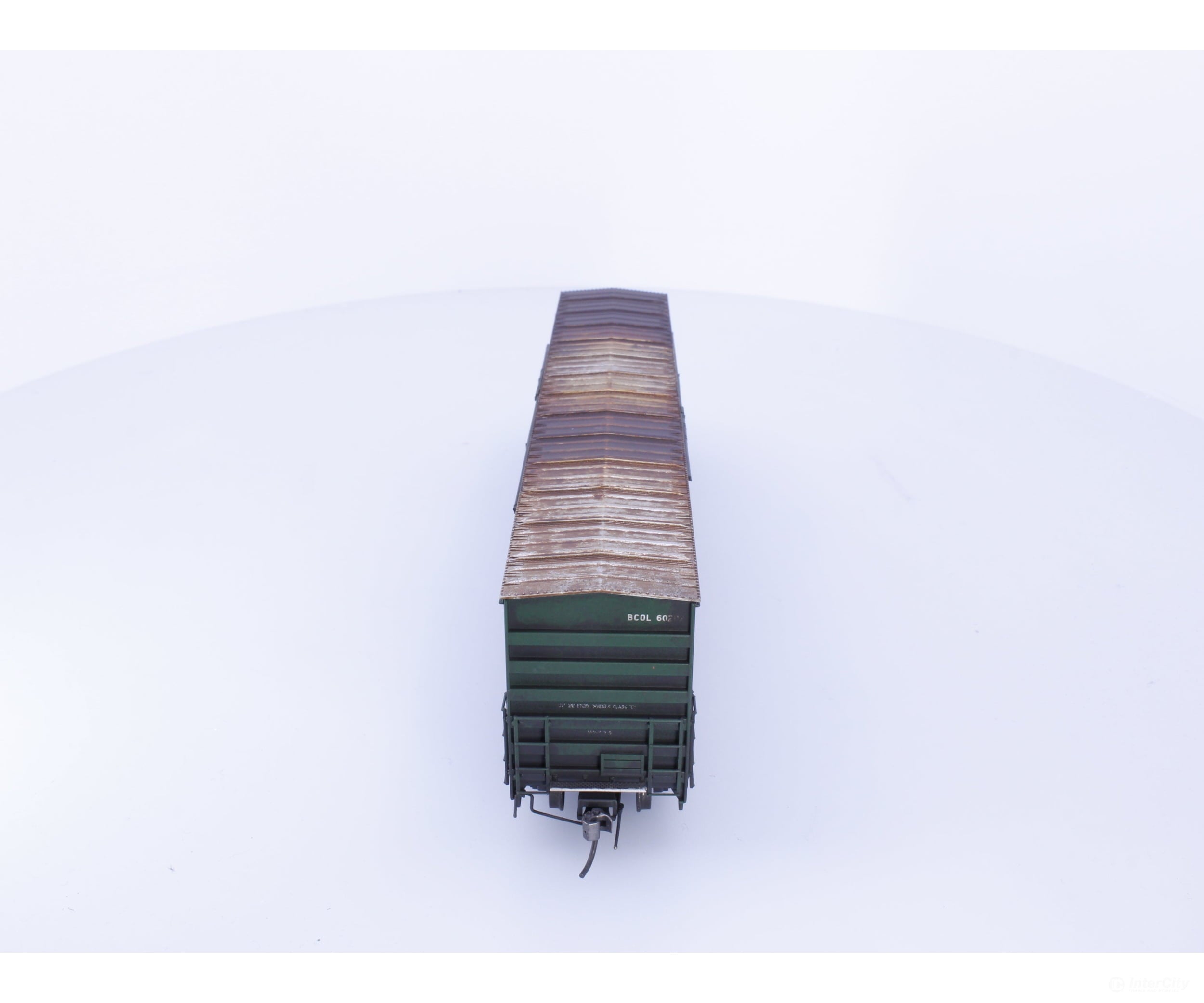 Rapido 191002A-WMT-XH HO Trenton Works 6637cuft boxcar: BC Rail - As-Delivered #2 - Weathered by WEATHER MY TRAINS