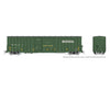Rapido 191003 HO Trenton Works 6637cuft boxcar: BC Rail - faded w/conspicuity stripes: 6-Pack #1 Freight Cars