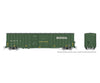 Rapido 191004A HO Trenton Works 6637cuft boxcar: BC Rail - faded w/conspicuity stripes faded: Single Car #2 Freight Cars