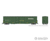 Rapido 191004A HO Trenton Works 6637cuft boxcar: BC Rail - faded w/conspicuity stripes faded: Single Car #2 Freight Cars