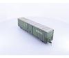 Rapido 191004A-WMT-M HO Trenton Works 6637cuft boxcar: BC Rail - faded w/conspicuity stripes faded #2 - Weathered by