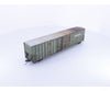 Rapido 191004A-WMT-XH HO Trenton Works 6637cuft boxcar: BC Rail - faded w/conspicuity stripes faded #2 - Weathered by