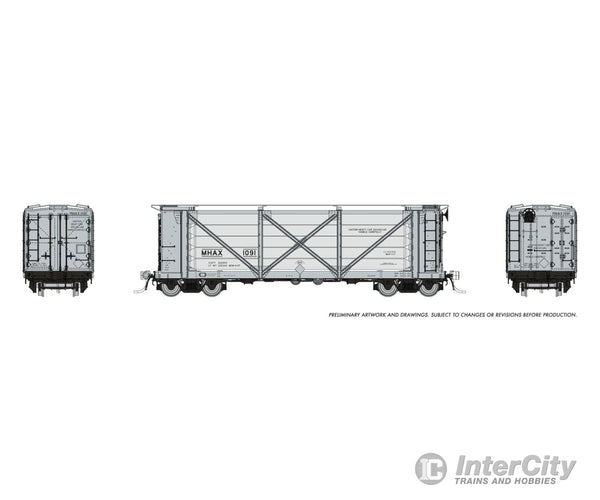 Rapido 195002A Ho Acf Helium Car: Atmx - Grey & Silver: Single Car #2 Freight Cars