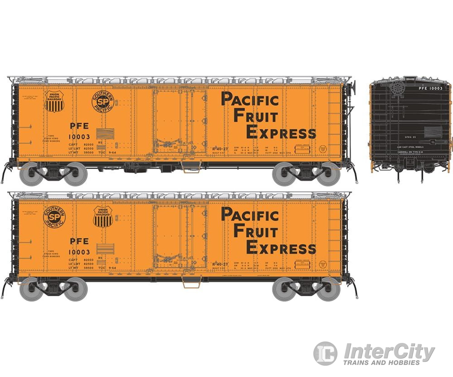 Rapido 196003 Ho Pfe R-40-27 Reefer: - 1961 Scheme: 6-Pack #1