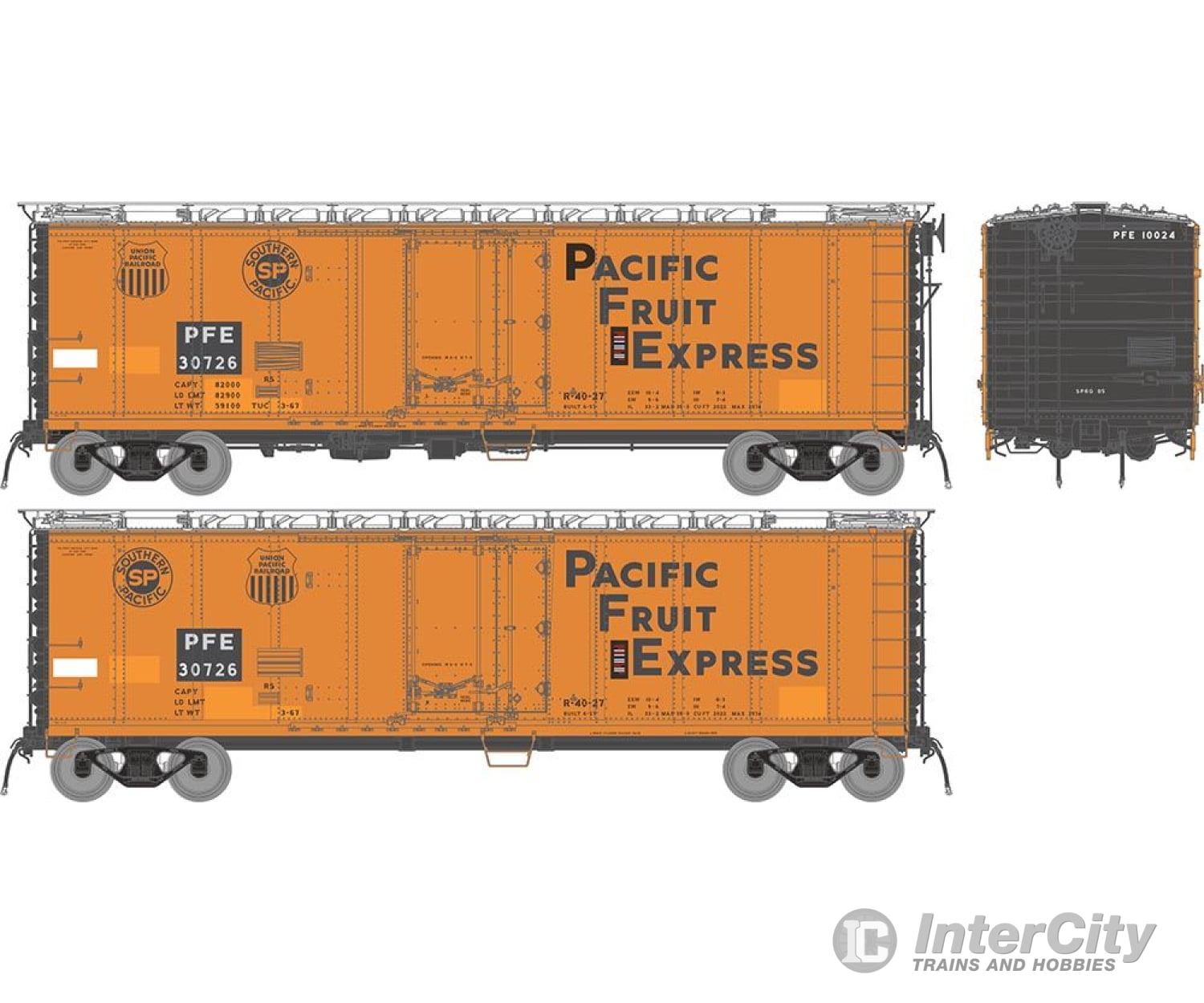 Rapido 196007 Ho Pfe R-40-27 Reefer: - 1970S Tiv Repaint: 6-Pack #1