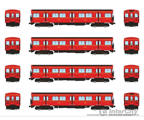 Rapido 206501 Ho Ttc G-Class Subway (Dc/Dcc/Sound): A-B-B-A Train: #5016+5217+5216+5017 Locomotives