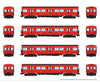 Rapido 206501 Ho Ttc G-Class Subway (Dc/Dcc/Sound): A-B-B-A Train: #5016+5217+5216+5017 Locomotives