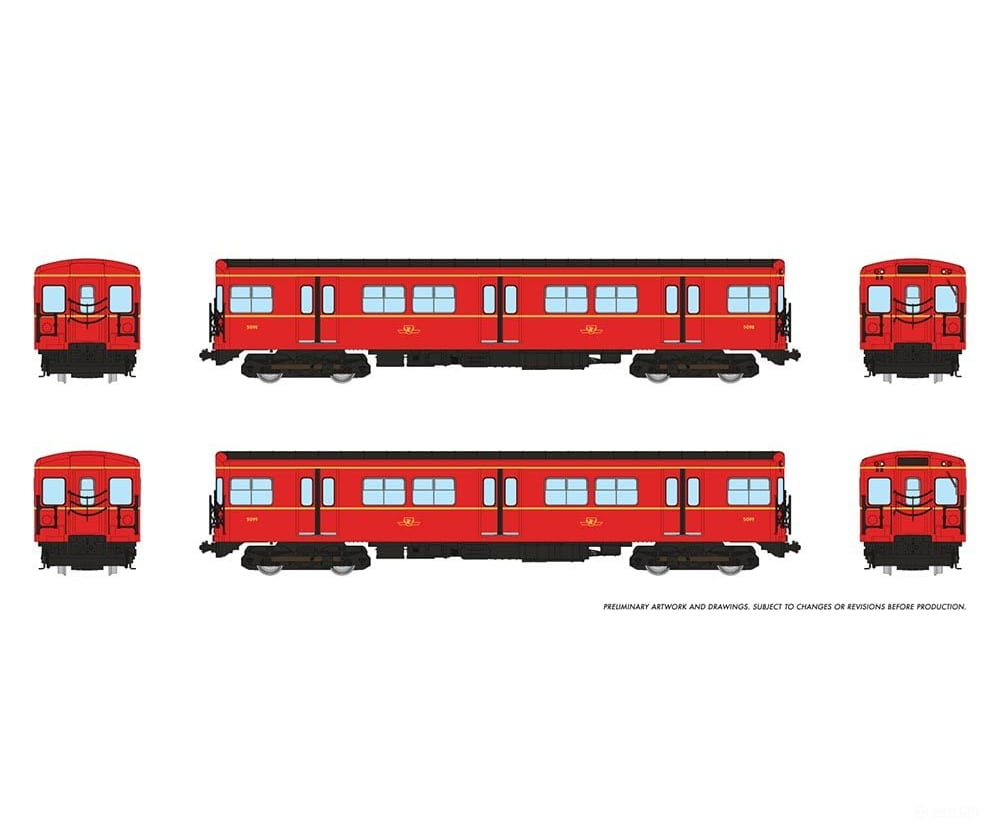 Rapido 206503 Ho Ttc G-Class Subway (Dc/Dcc/Sound): A-B Train #2: #5098+5099 Locomotives