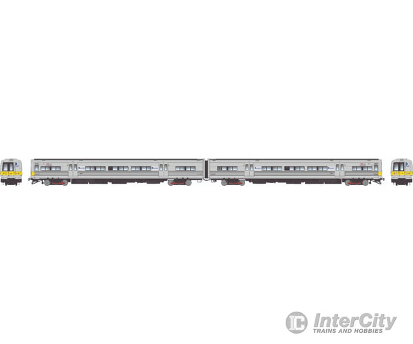 Rapido 207009 Ho Budd M3 Set (Dc/Silent): Lirr/Mta - No Stripe / Yellow Ends: #9841 + 9842