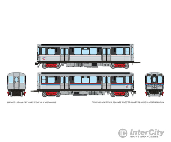 Rapido 208504 HO CTA 2600-series L (DC/DCC/Sound): As Delivered Scheme: #3089 + 3090 Locomotives