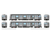 Rapido 209315 HO R32 ’Brightliner’ Subway 2-Car Set (Unpowered): MTA: F Queens Blvd/6th Ave/Culver Locomotives