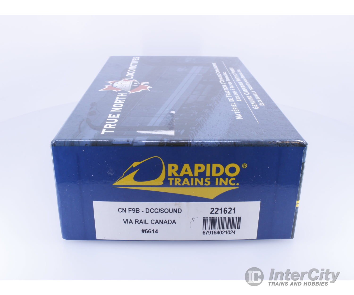 Rapido 221621 HO CN F9B Diesel B Unit Locomotive Via Rail (VIA) 6614 DCC & Sound Locomotives