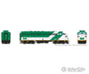 Rapido 222048 HO APCU (DC/Silent): GO - Green & White: #9858 Locomotives