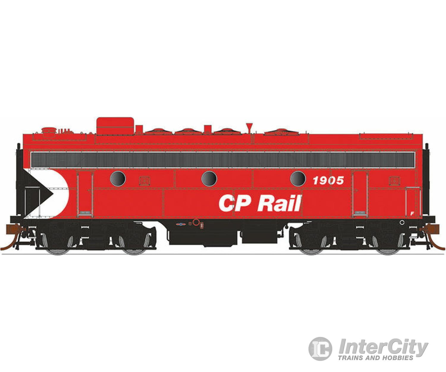 Rapido 223510 Ho Gmd F7B - Loksound & Dcc -- Canadian Pacific 4442 (Action Red Multimark 5 Stripes