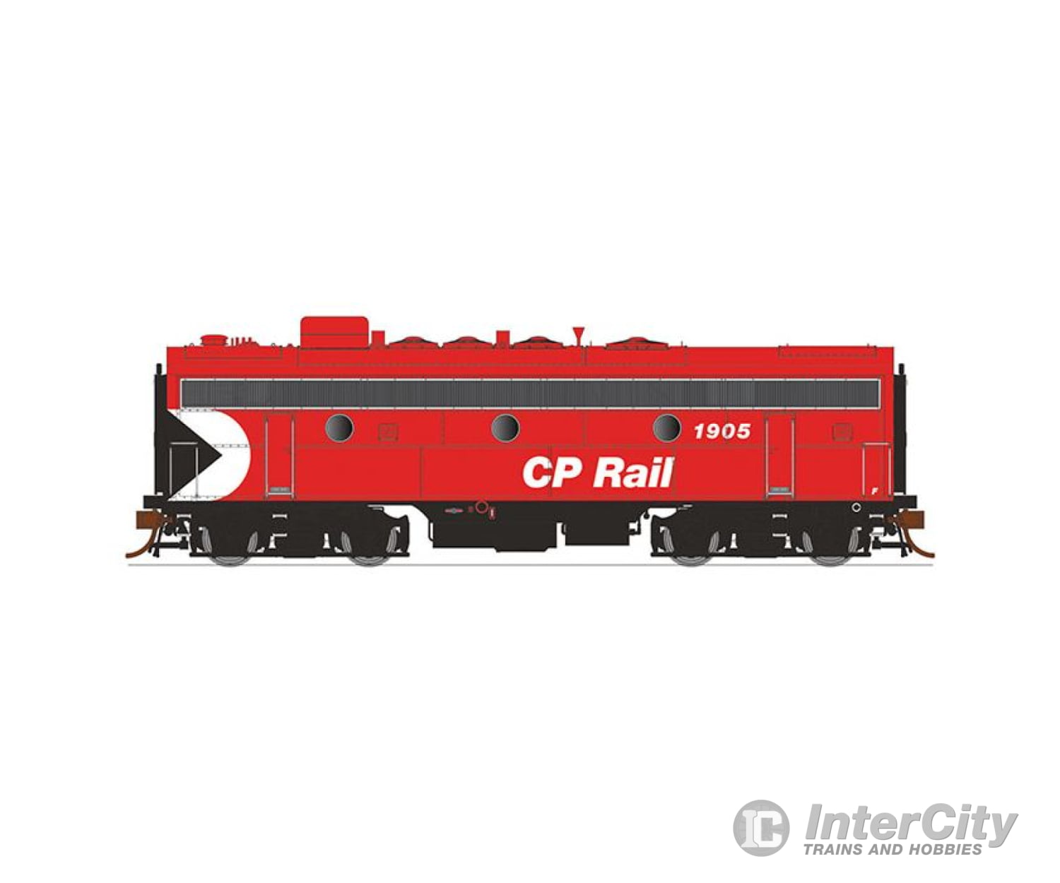 Rapido 223510 Ho Gmd F7B - Loksound & Dcc -- Canadian Pacific 4442 (Action Red Multimark 5 Stripes