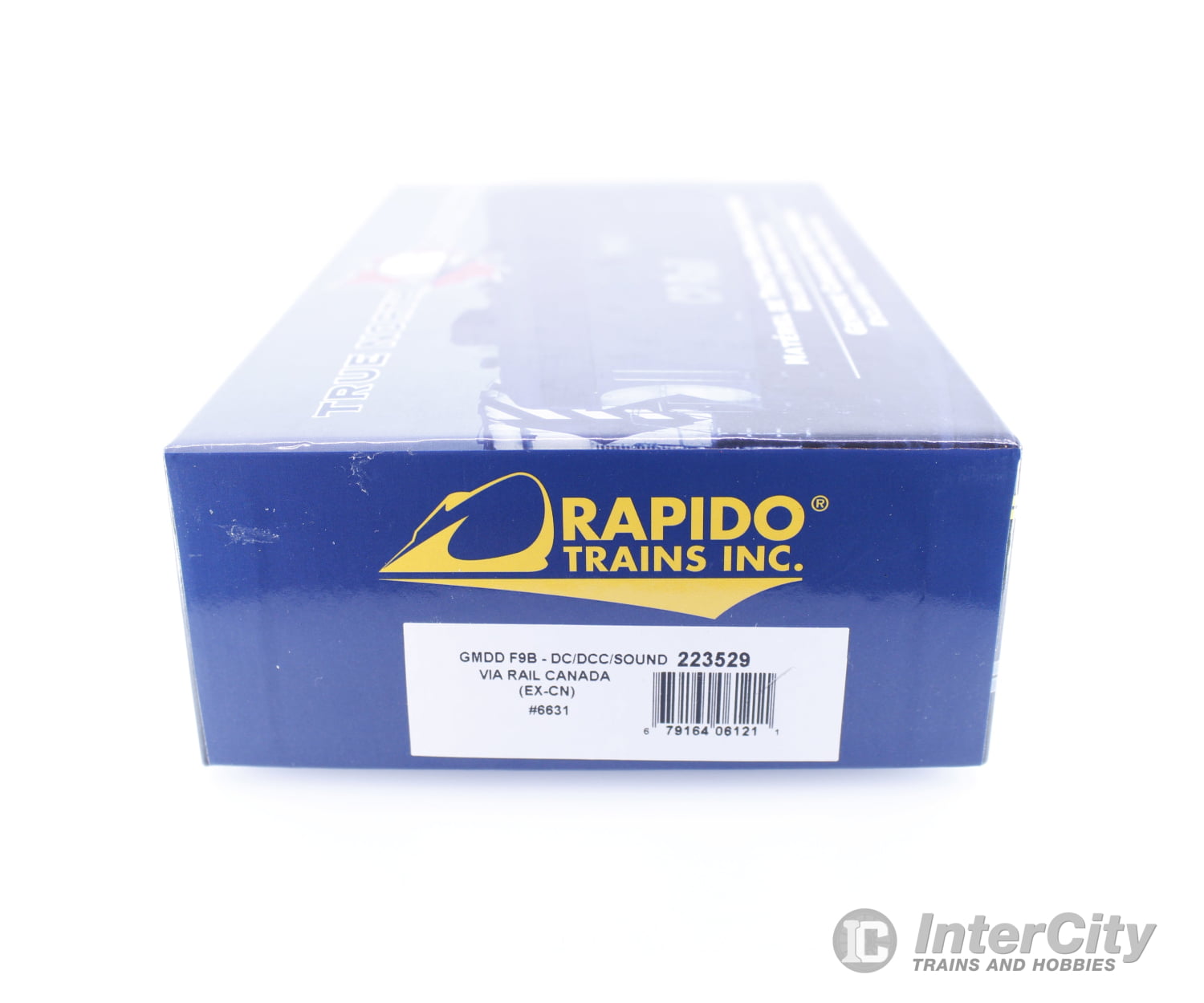 Rapido 223529 HO GMDD F9B Diesel B Unit Via Rail (VIA) 6631 DCC & Sound Locomotives