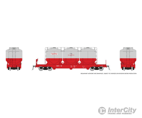 Rapido 224001A HO Halliburton Cement Car: 1960s Scheme: Single Car