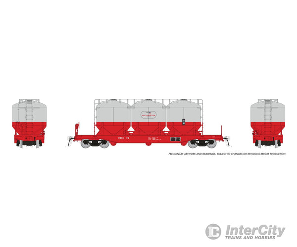 Rapido 224002A HO Halliburton Cement Car: 1970s Scheme: Single Car