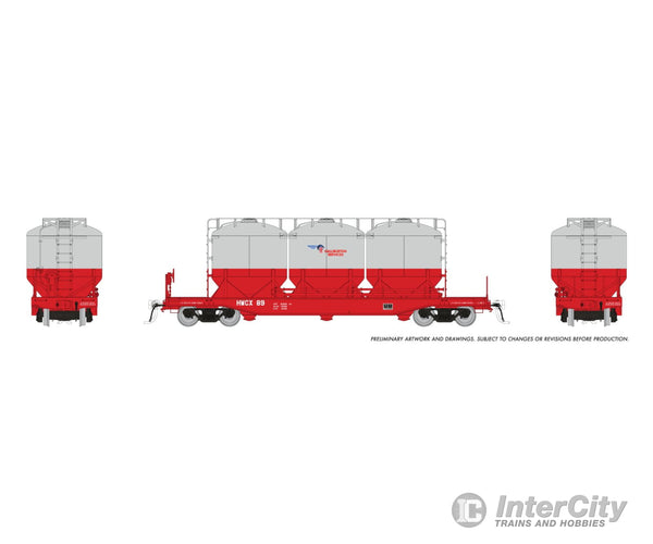 Rapido 224003A HO Halliburton Cement Car: 1980s Scheme: Single Car