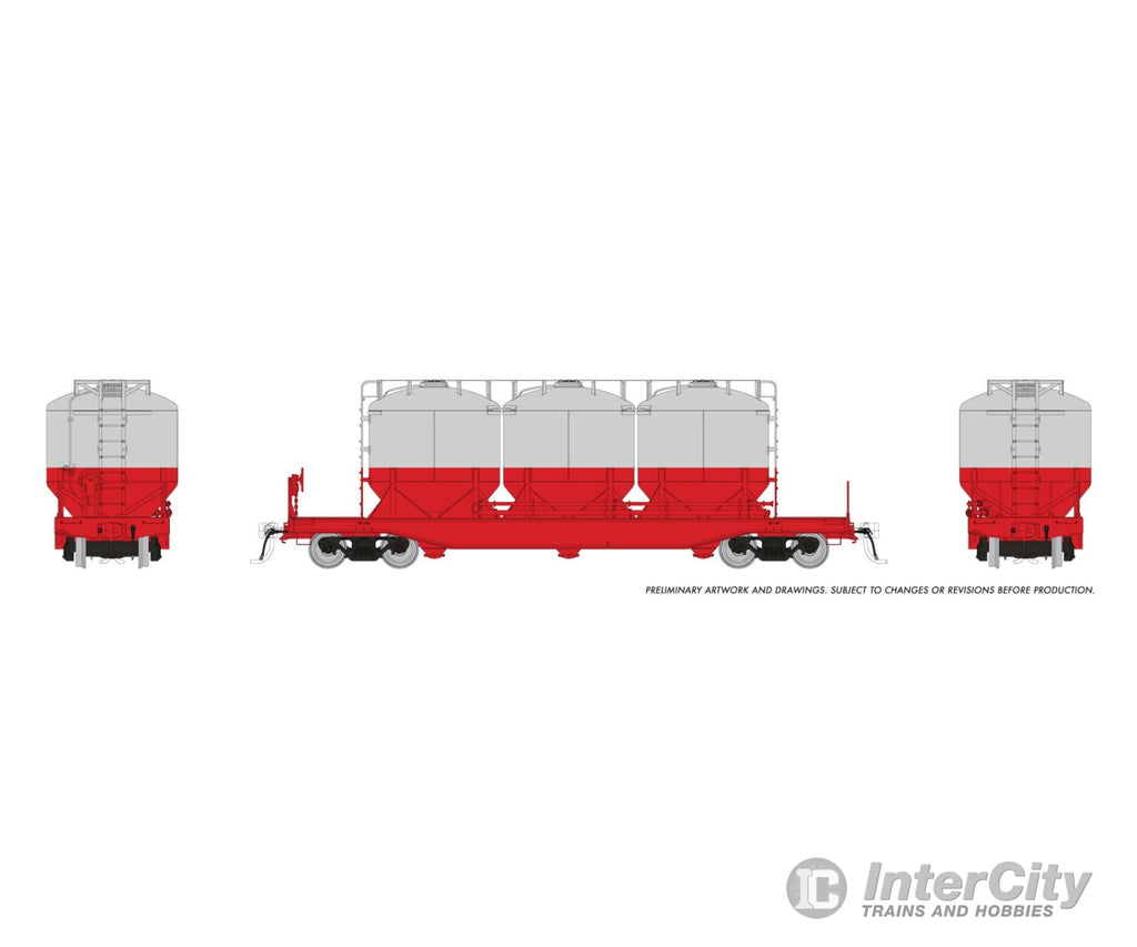 Rapido 224099 HO Halliburton Cement Car: Undecorated Single Car