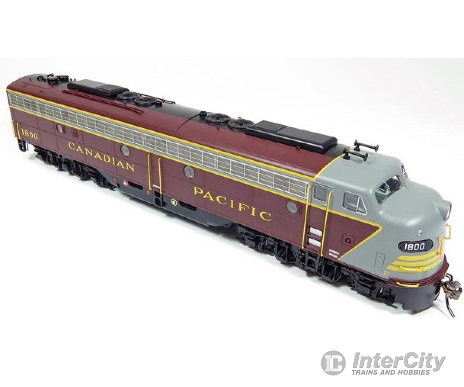 Rapido 28509 Ho Emd E8A - Sound And Dcc -- Canadian Pacific #1800 (Early Scheme; Maroon Gray Yellow)