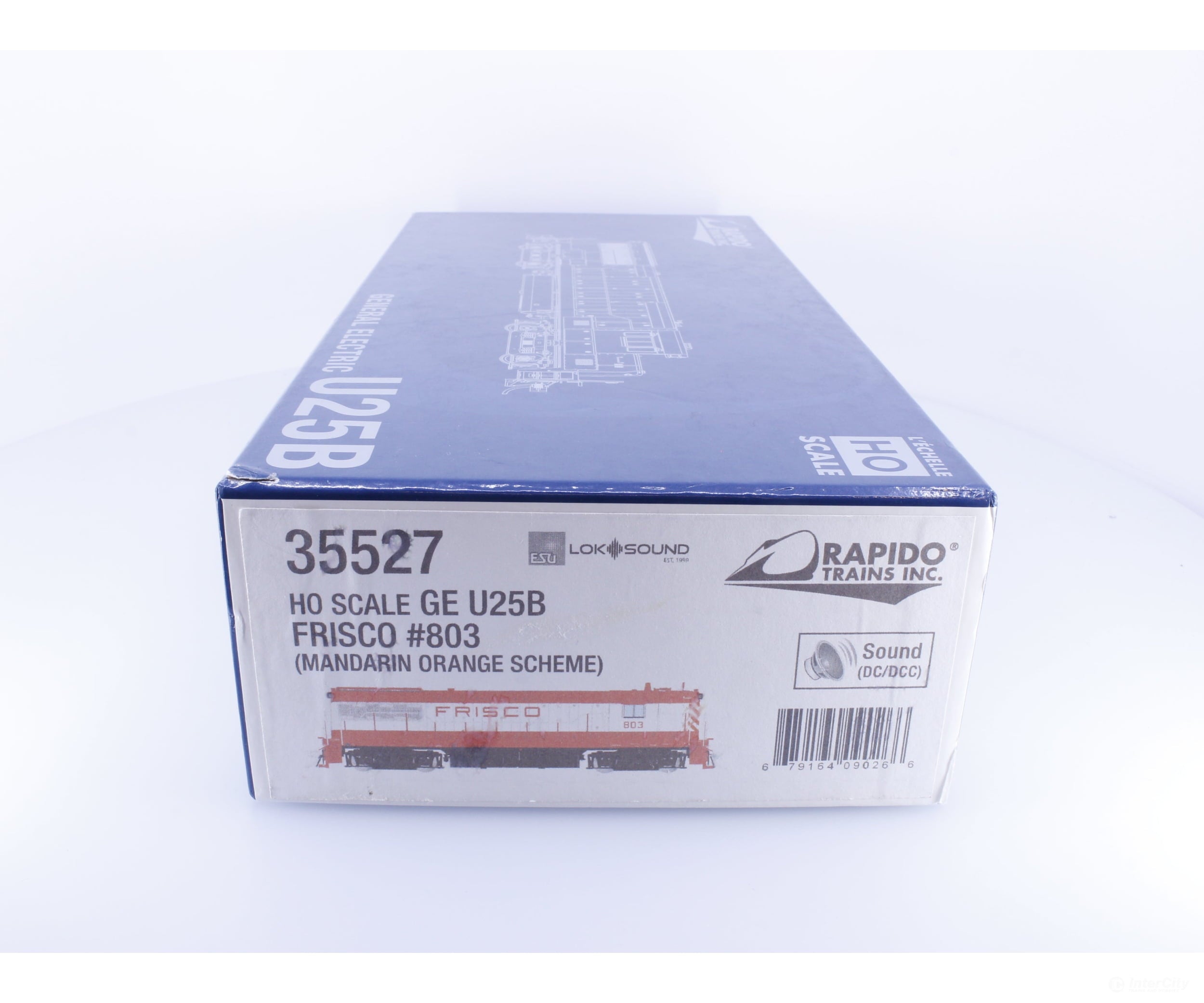 Rapido 35527 HO GE U25B Diesel Locomotive St Louis San Fransisco (SLSW) 803 DCC & Sound - Locomotives