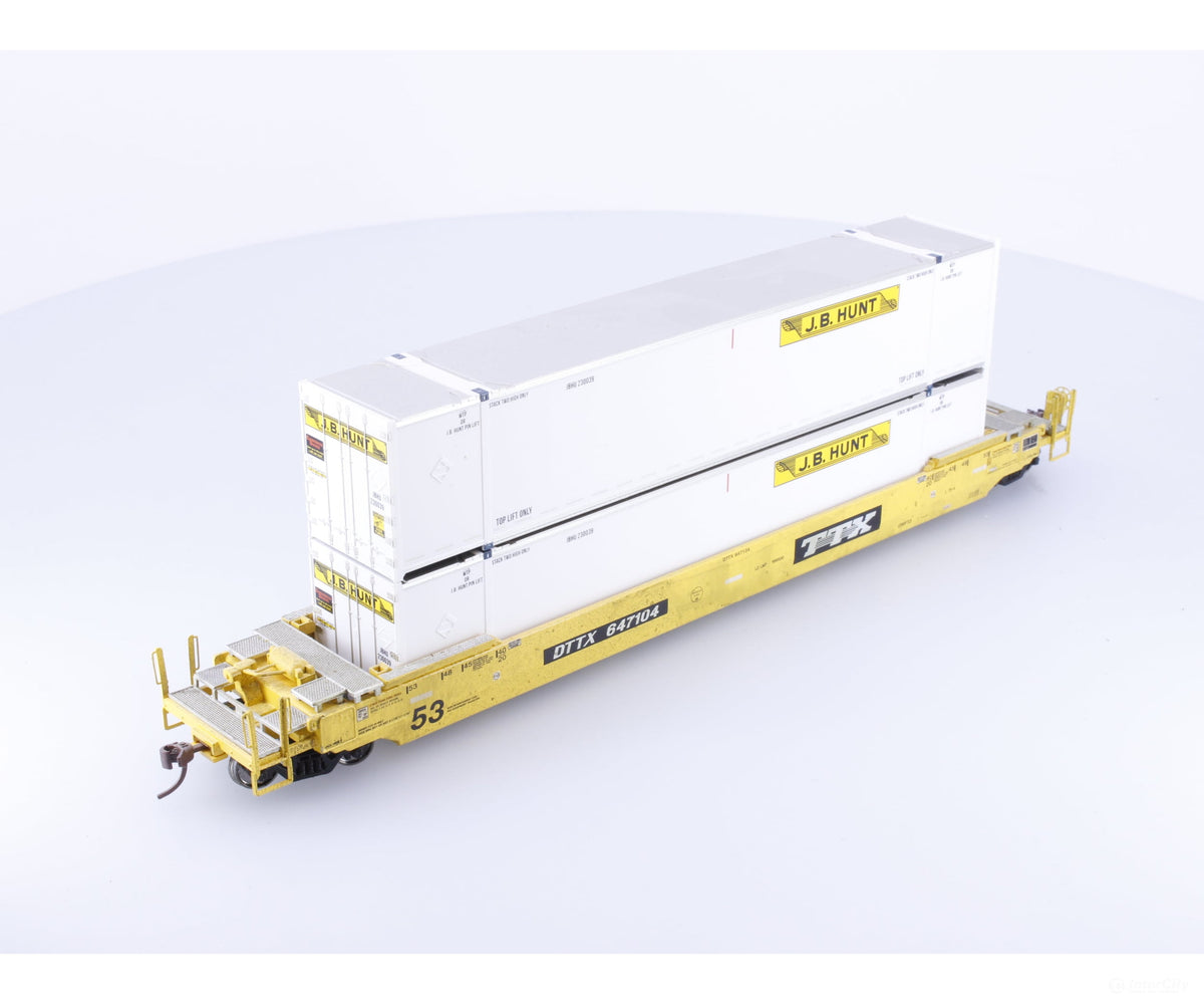 Rapido 401012 HO Weathered Gunderson Husky-Stack Trailer Train TTX Corp. (TTX) 647104 - Freight Cars