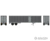 Rapido 403124 Ho 45’ Trailmobile Dry Van Trailer W/Side Door: Silver Unlettered Freight Loads &