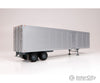 Rapido 403124 Ho 45’ Trailmobile Dry Van Trailer W/Side Door: Silver Unlettered Freight Loads &