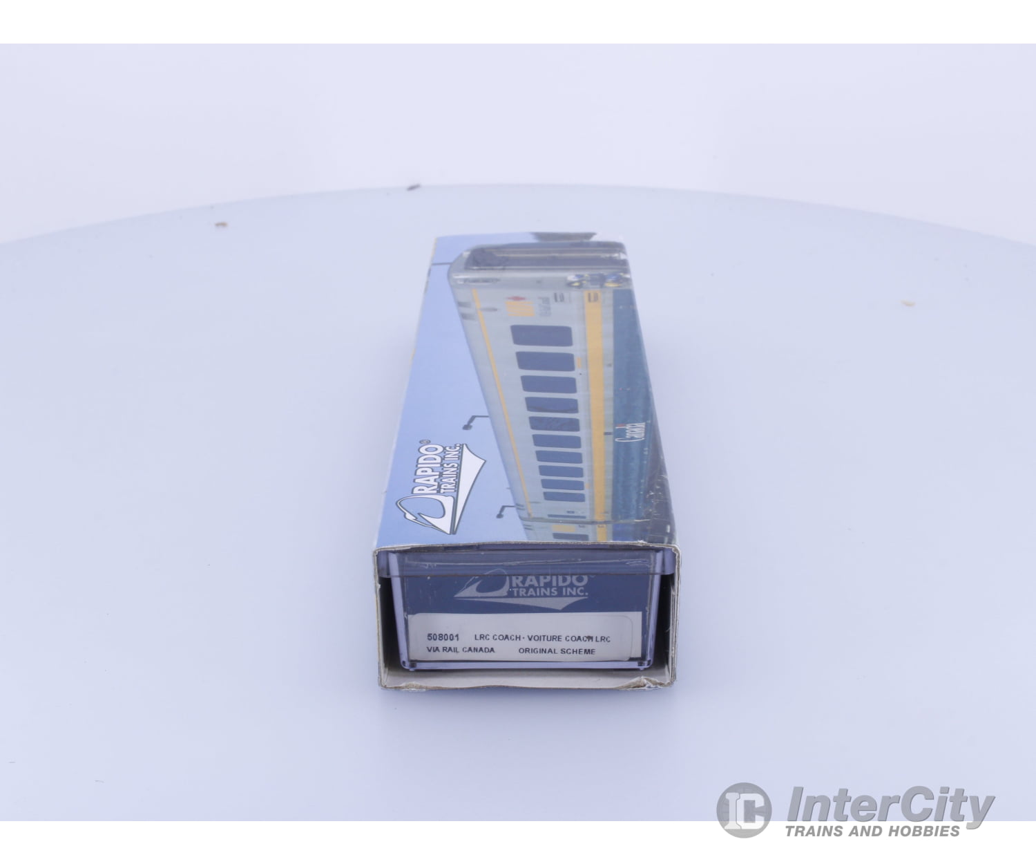 Rapido 508001 N LRC Coach Original Scheme Via Rail (VIA) Passenger Cars