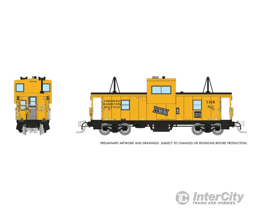 Rapido 510062 N Wide Vision Caboose: Toronto & Buffalo: #82 Freight Cars