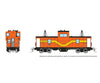 Rapido 510087 N Wide Vision Caboose: MOW Work Extra: #C-1 Freight Cars