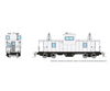 Rapido 510097 N Wide Vision Caboose: Painted Unlettered - White Freight Cars