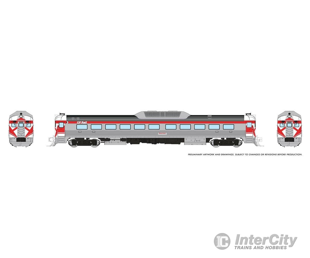 Rapido 516007 N Budd Rdc-1 (Phase 2) (Dc/Silent): Cp Rail - Action Red Locomotives