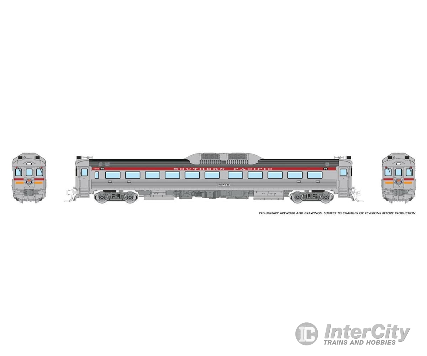 Rapido 516012 N Budd Rdc-1 (Phase 1) (Dc/Silent): Southern Pacific - Delivery: #10 Locomotives